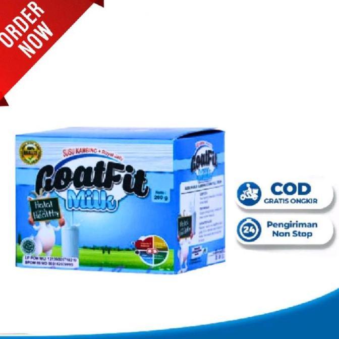 Mlkiron- Susu Kambing Etawa Goatfit Milk Original 10 Sachet / Goat Fit