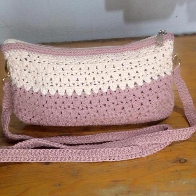 tas hp rajut/ Sling bag rajut TB