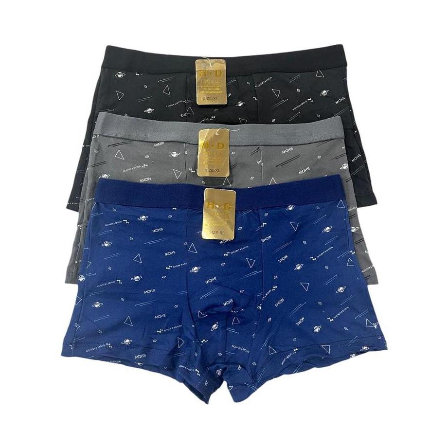 Gentle- Celana Dalam Pria Model Boxer Sempak Motif Printing Terbaru Katun Adem Size L-Xl-Xxl-Xxxl De