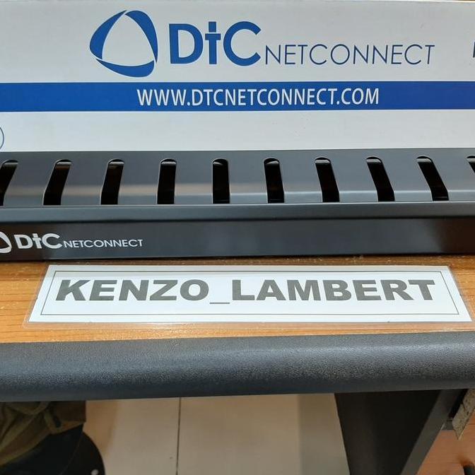 TERBAIK wiring management DTC / kabel manager horizontal DTC / wire manager