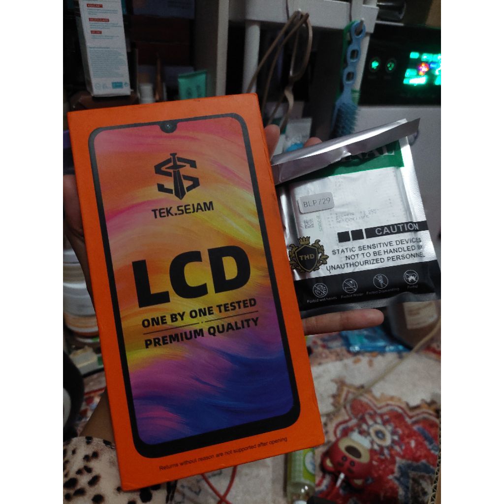 LCD realme c21y ori dan batre realme c20/c21/c21y