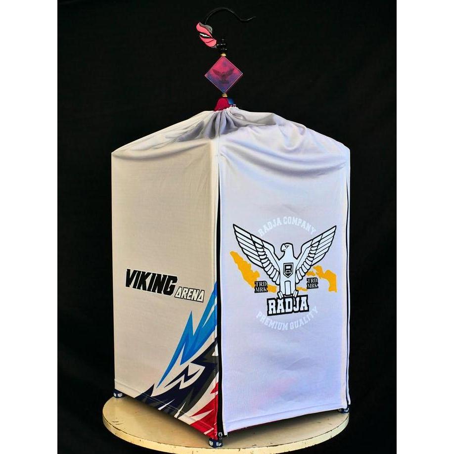 Kicaudor- Kerodong Sangkar Kotak Jersey - Krodong Jersey Kenari - Radja Company