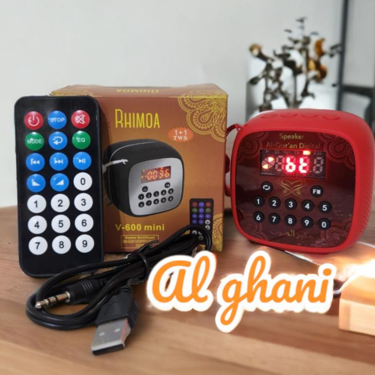 (Ghani)Speaker Murottal Al Quran/Speaker Alquran/V-600/V600+Remote