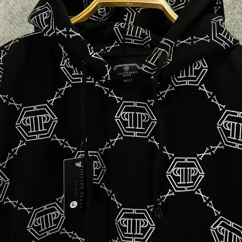 HOT PRODUCT Jaket Hoodie Philipp Plein Fullprint Premium Fulltag