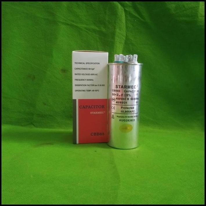 GRATIS ONGKIR CAPAITOR DAUBEL AC 50 + 2UF PANASONIK DAIKIN SHARP LG SAMSUNG 