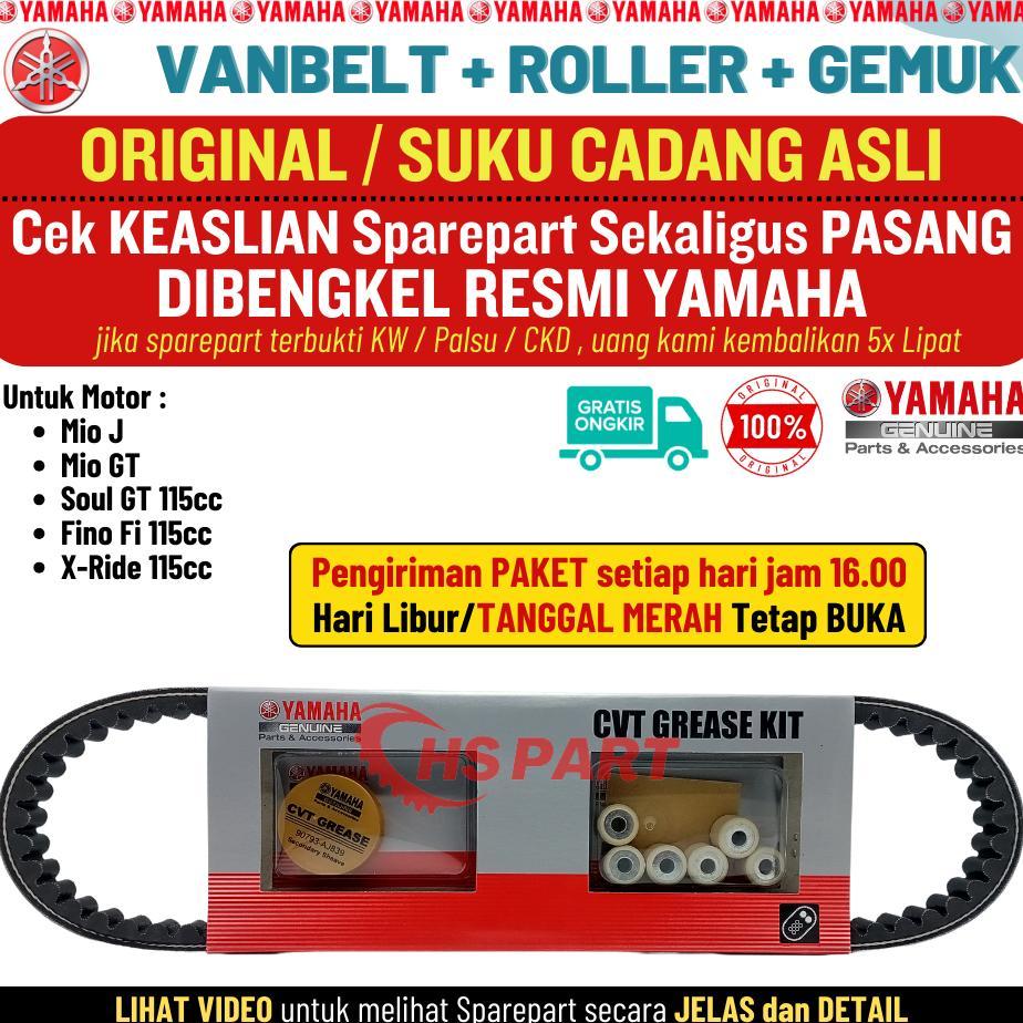 Vbelt Vanbelt Mio J Original Yamaha , Vanbelt Mio GT Original Yamaha , Vanbelt Mio Soul GT115 Ori , 