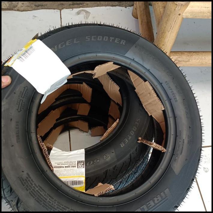 TERLARIS SEPASANG BAN PIRELLI ANGEL SCOOTER 350/10 BARU THN 2023 CAKEP GA KERAS !!!