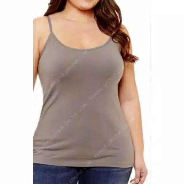 Tengtop Jumbo Tank Top Jumbo Tengtop Xxl Tank Top Xxl Singlet Jumbo Pakaian Wanita Baju Daleman