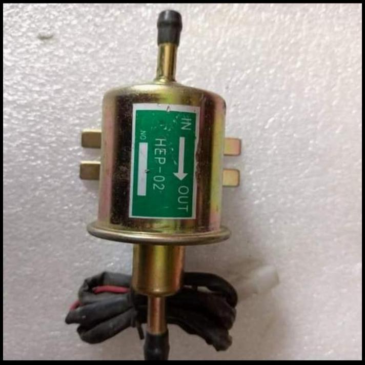 TERLARIS POMPA BENSIN ELEKTRIK FUEL PUMP UNIVERSAL KARBURATOR 