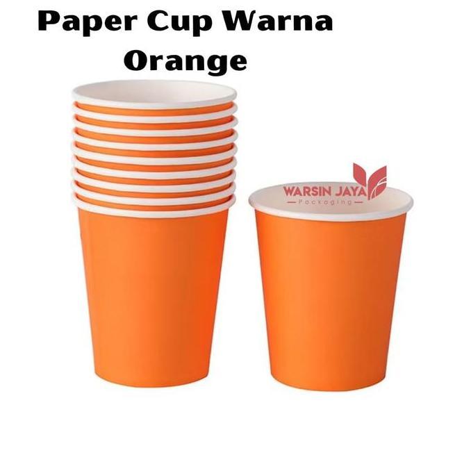 Davitbrakens99 - Paper Cup - Gelas Kertas Warna Polos Isi 50Pc