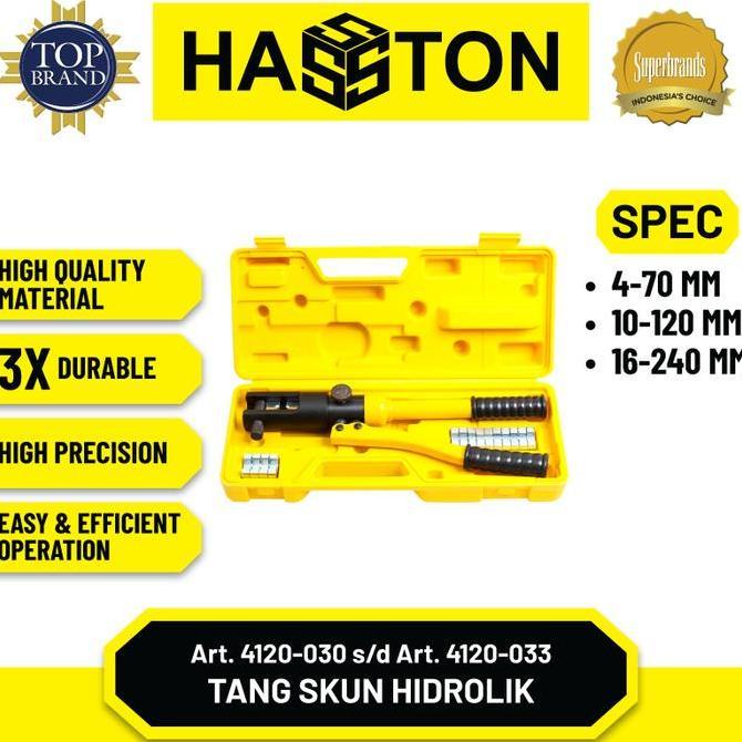 Promo Hasston Tang Skun Hidrolik / Hydraulic Crimping Tools (4120)   Tang Skun Hidrolik Kabel & Loga