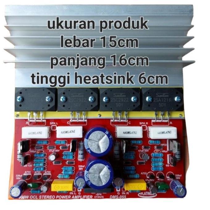 Promo Ocl Stereo 300W Jengkol Amplifier Dms 055 Dms055