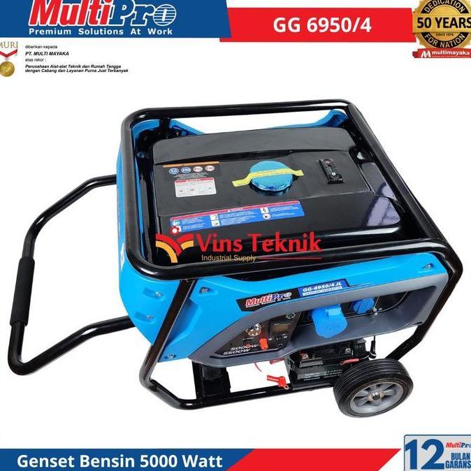 MULTIPRO GG 6950/4 Mesin Genset Listrik Genset Bensin Generator Genset 5.500Watt GG6950/4