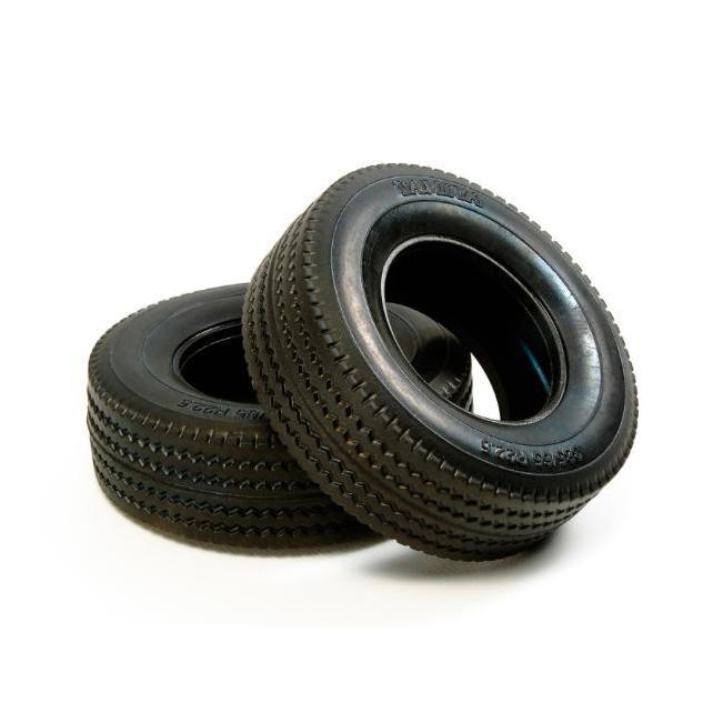 Tamiya RC Tractor Truck Tires (Hard/30mm) - 56528