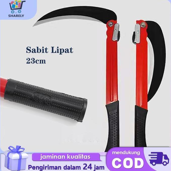 h.samiliran - sabit rumput arit rumput lipat alat pemotong rumput sabit pertanian serbaguna grass cu