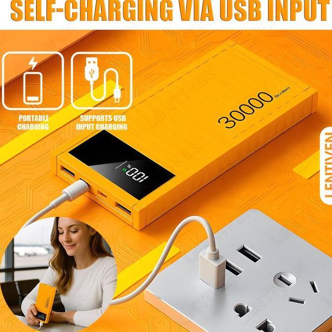 Zecanma -  Rtinah Lentiven Powerbank 30000Mah Mini Fast Charging Bh73