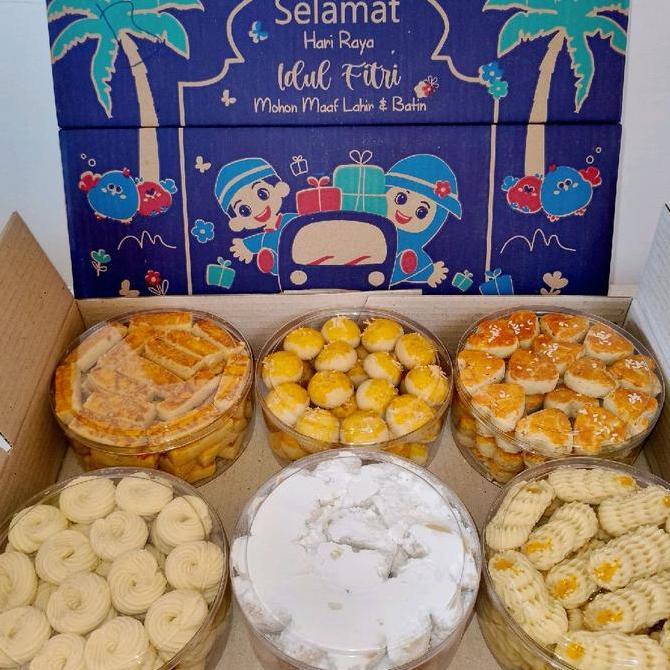 Paket Kue Kering Lebaran Isi 6 Toples Promo Lebaran
