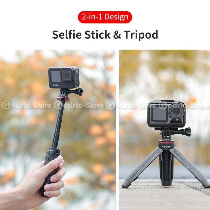 Kingma Bm-Sr3 Extension Grip Tripod Vlog For Action Camera Gopro Brica Best Seller/Best Quality[Orig