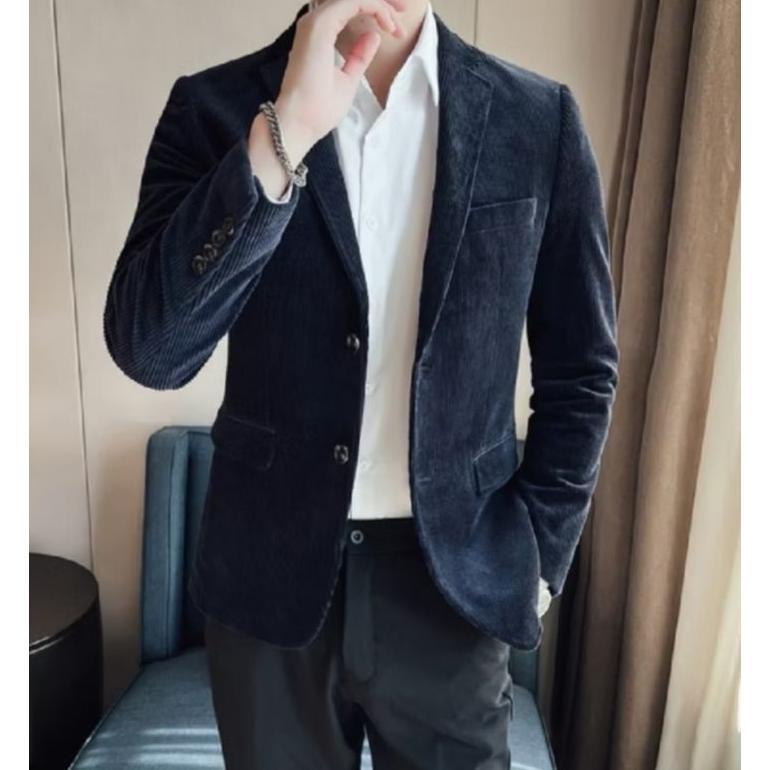 Terbaru Jas Corduroy Pria Slim Fit Jas Blazer Corduroy Pria  Jas Blazer Pria Casual
