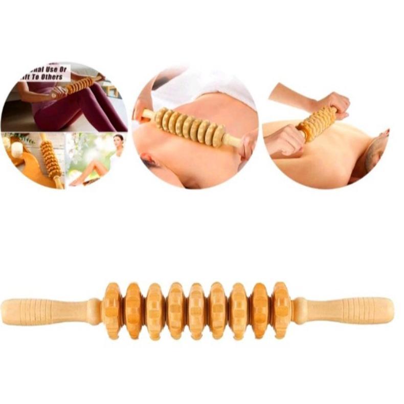 Alat Pijat Kayu Roller Pijat Punggung Hot Sale
