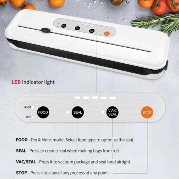 Mesin Vacuum Packing Hot Sealer Makanan DELKOCHOICE PREMIUM