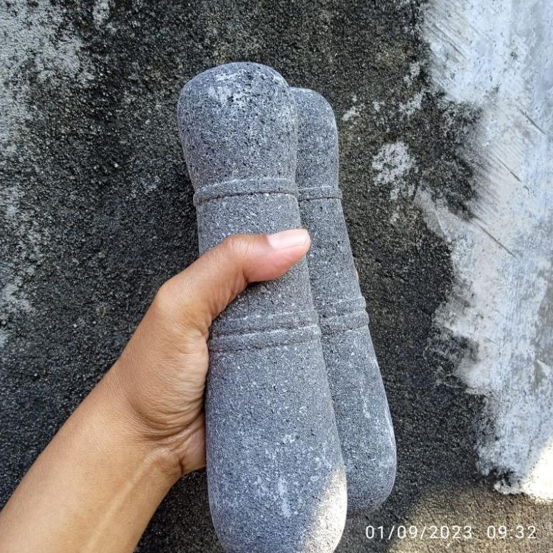 Alu Lesung Penumbuk Lumpang Batu Asli Besar Best Seller
