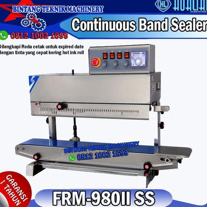 Continuous band sealer FRM 980 AII mesin sealer plastik alumunium foil