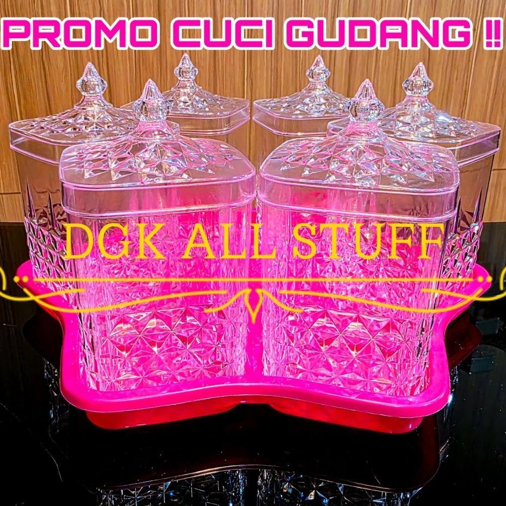 Termurah Toples Stoples Tonam Topnam Nampan Alas Set Kue Kering Nastar Lebaran Ramadhan Ramadan Idul