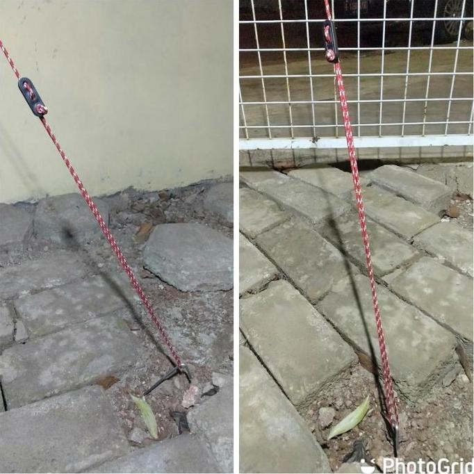 Tothemoon- Paket Pasak Tali Prusik Lengkap Guyline Untuk Tenda Dan Flysheet Camping Outdoor