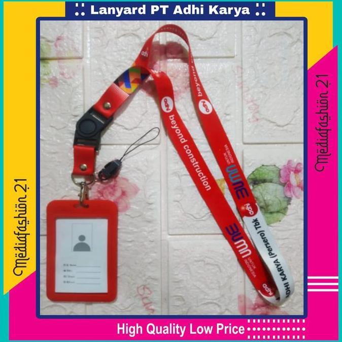 Lanyard Tali Gantungan Id Card Pt Adhi Karya (Persero) Tbk Diskon