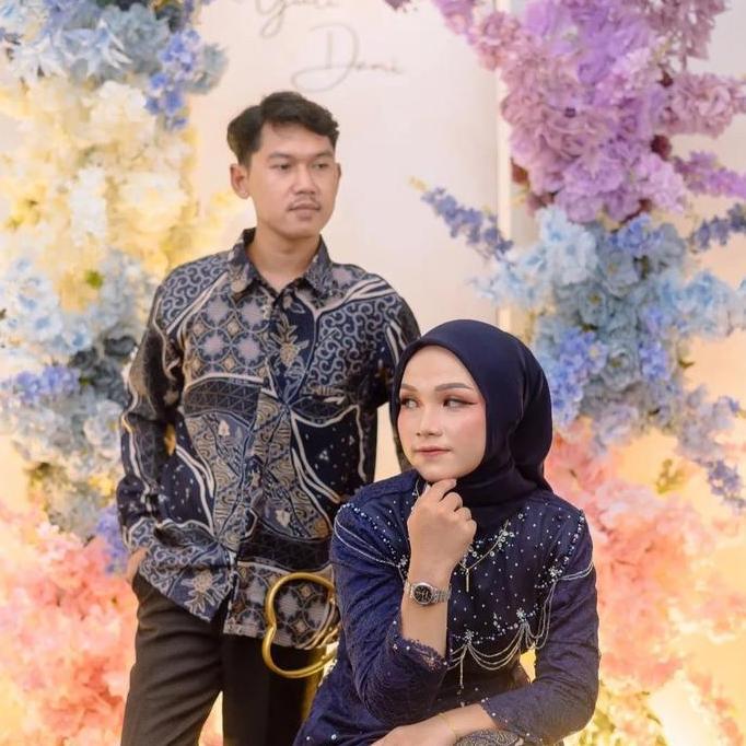 FILOSOFI KEBAYA - ROK LILIT BATIK COUPLE KEMEJA LENGAN PANJANG SET ROK BATIK MOTIF TERBARU Kondangan