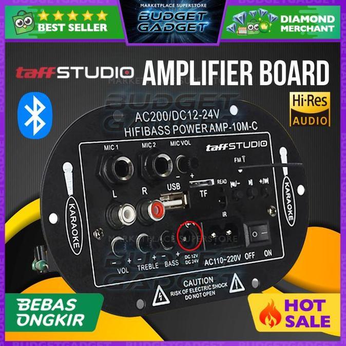 TaffSTUDIO Amplifier Board Audio Bluetooth Subwoofer DIY 35W SF-2MIC