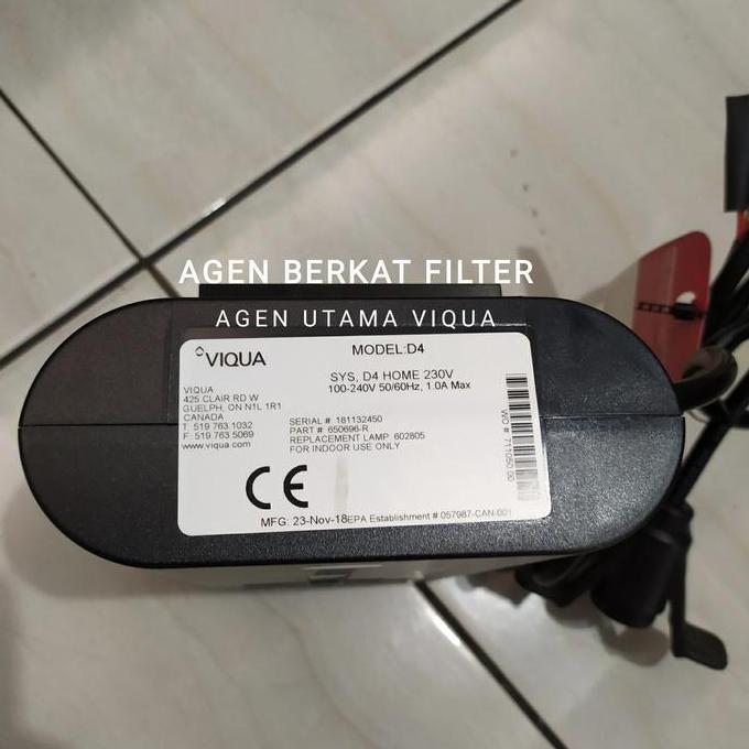 Promo Ballast D4 Viqua Ballast Viqua Untuk Unit D4