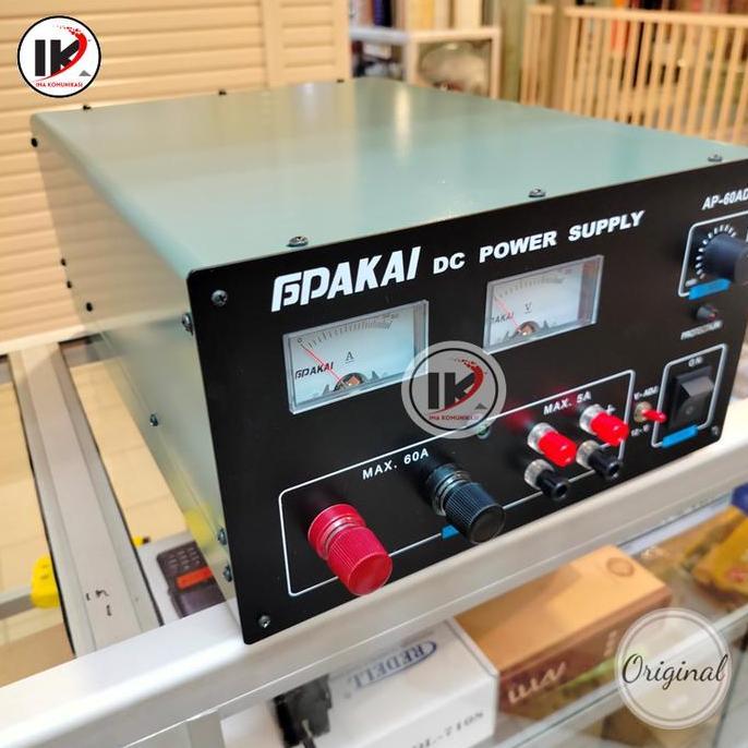 Murah Power Supply Gp Akai Gp-60A Dc 60A Gp60A Dakai Gpakai Pakai Ps Gp-Akai