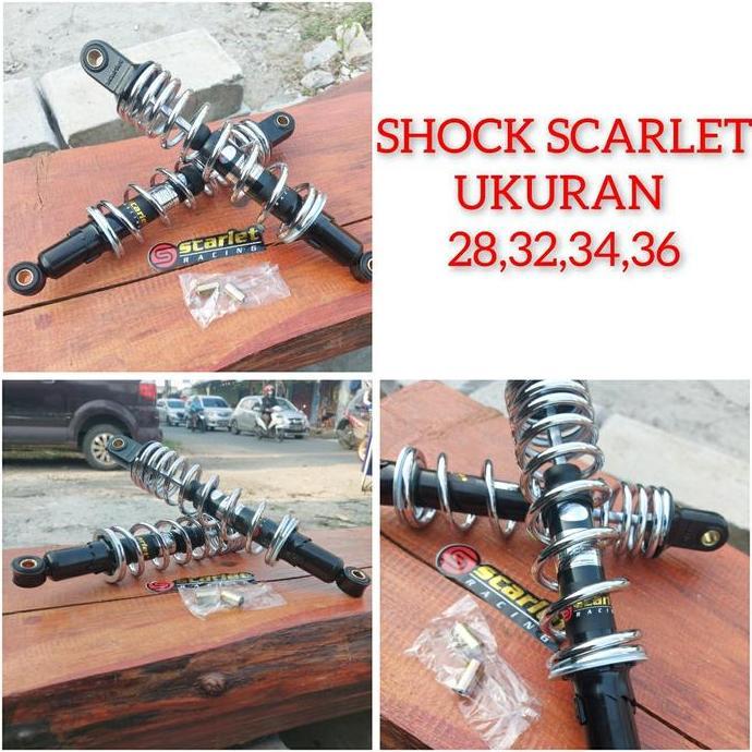 SHOCK SHOK SKOK BELAKANG SCARLET CRUM UKURAN 28 32 34 36 PROMO