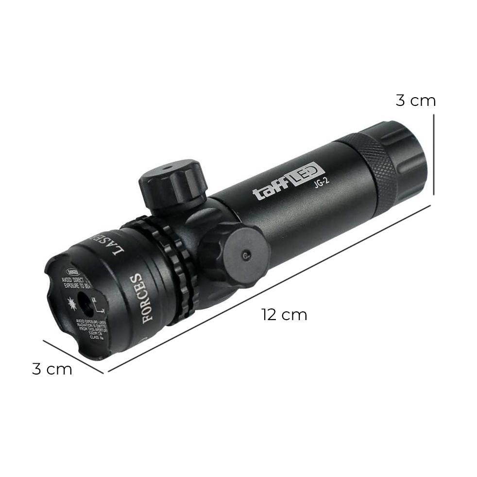 Iq45 *Cod* Laser Senapan Nyala Hijau Dan Merah - Scope Siang Malam Fullset - Laser Scope Pointer Ber