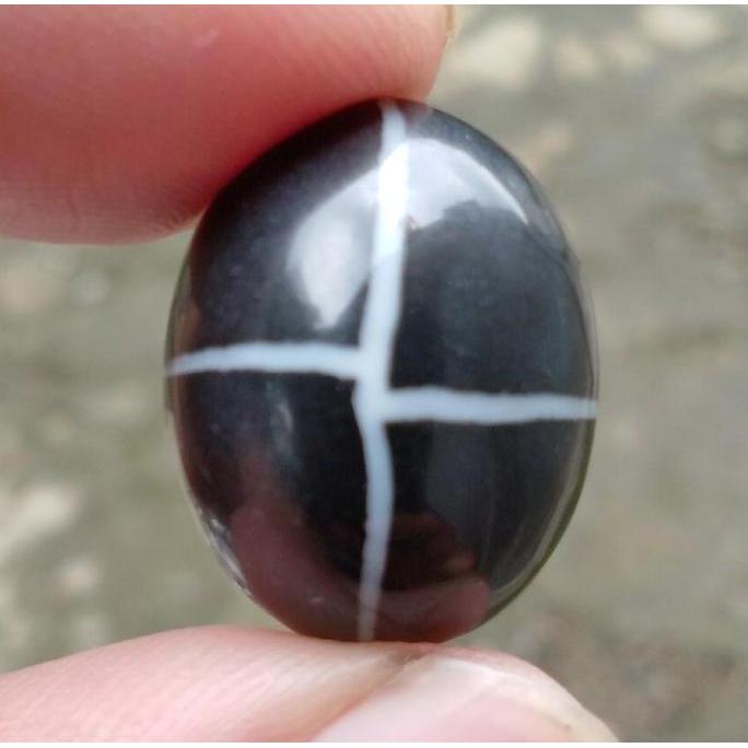 BATU AKIK TAPAK JALAK HITAM HQ