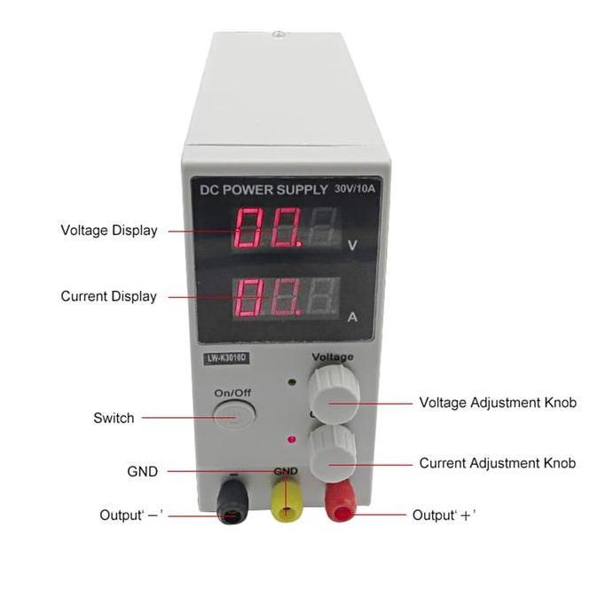 Lw- K3010D 30V 10A Dc Power Supply Switching Regulated Adjustable