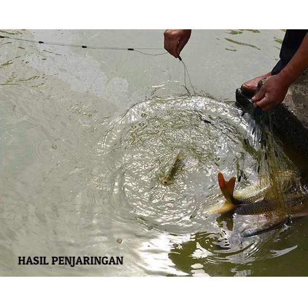 Jh85 Pukat Jala Ikan Jadi 20 Meter Lengkap Tinggal Pasang Jh85