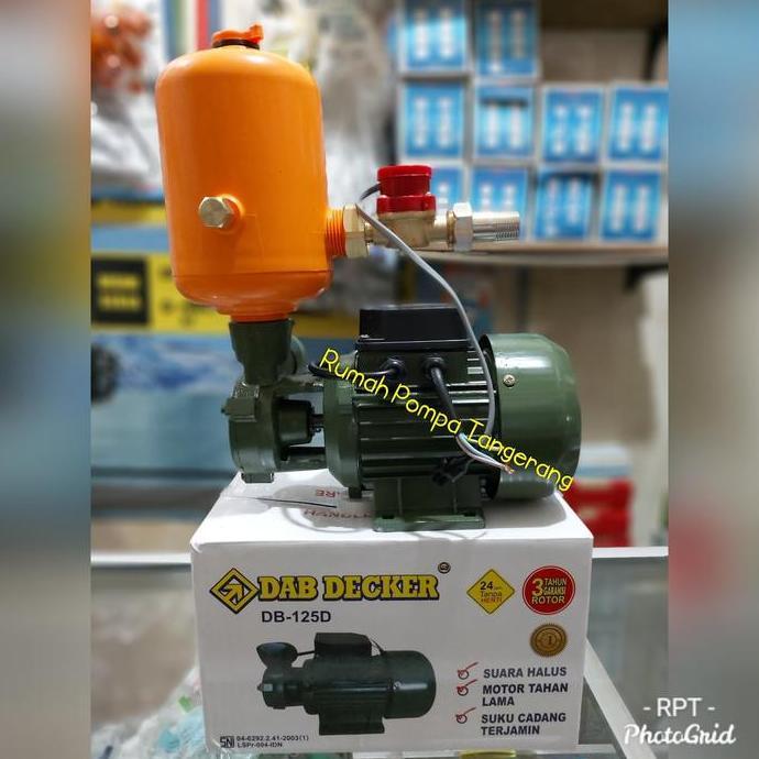 Pompa Air Pompa Dorong Pompa Booster Dabdeker 125 Watt Hemat