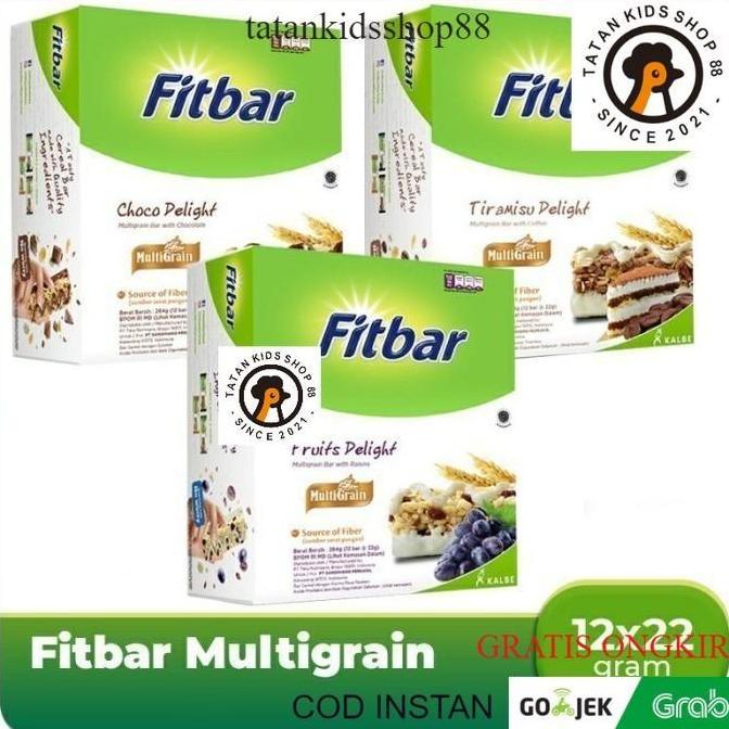 Fitbar 1 Box Isi 12pcs Coklat Fruits Delight Tiramisu Distributor