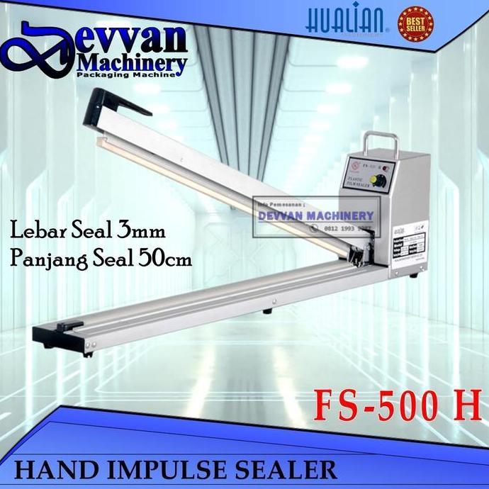 Hand Sealer Perekat Plastik 50cm Hand Impulse Sealer FS-500 H