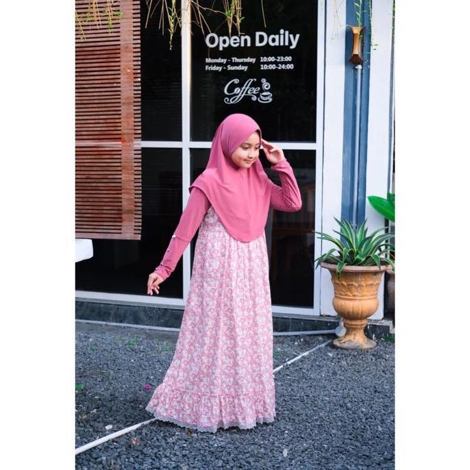 Nad - Gamis Anak Tanggung - Gamis Lebaran Anak Tanggung - Gamis SyarI Katun Edisi Lebaran Remaja Mus