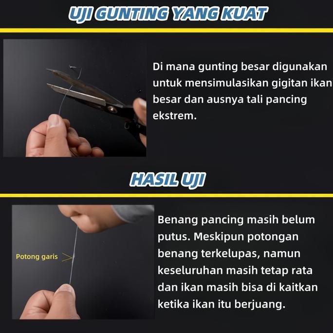 Sakanatsuri- Kenlaut Fishing Line Tali Pancing X4 X8 100M Senar Pancing Kuat Super Kuat & Tahan Baha