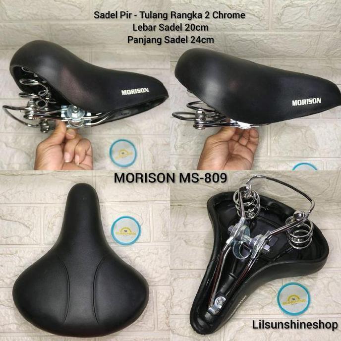 Sadel Pir Jok Per Pegas Sepeda MORISON MS809 Bicycle Saddle Mini CTB CityBike 20 24 26 Cover Karet T