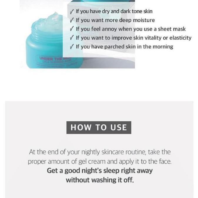 Feisumasuku- Nabeeya Cica Sleeping Mask 50 Gr