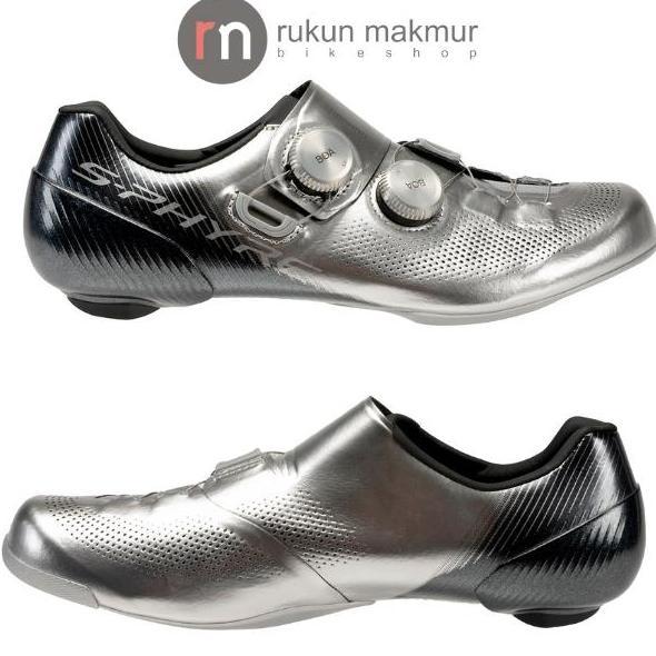 Promo SHIMANO S-PHYRE RC903S Special Edition SILVER Metallic SH-RC903S Wide Road Cycling Shoes - RC9