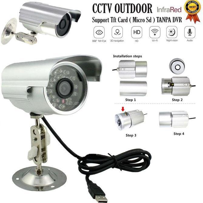 CamKeamanan- CCTV Portable Micro SD CCTV Micro Sd CCTV OUTDOOR 600TVL Cctv Micro Sd