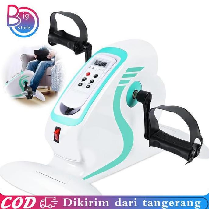 LOANHERCH Sepeda Terapi Statis Mini Elektrik Bike Untuk Terapi Struk Dan Olahraga Pedal Exerciser Se