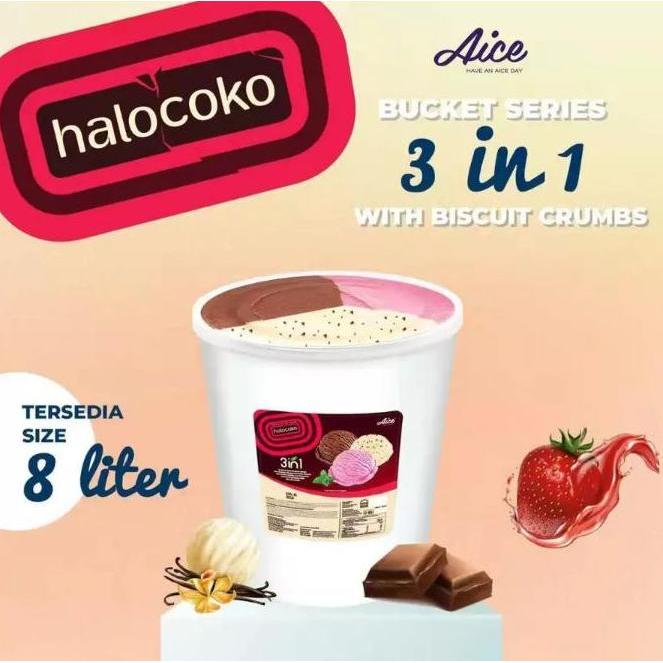 Keki- Varian Ice Cream / Es Krim Aice 8 Liter